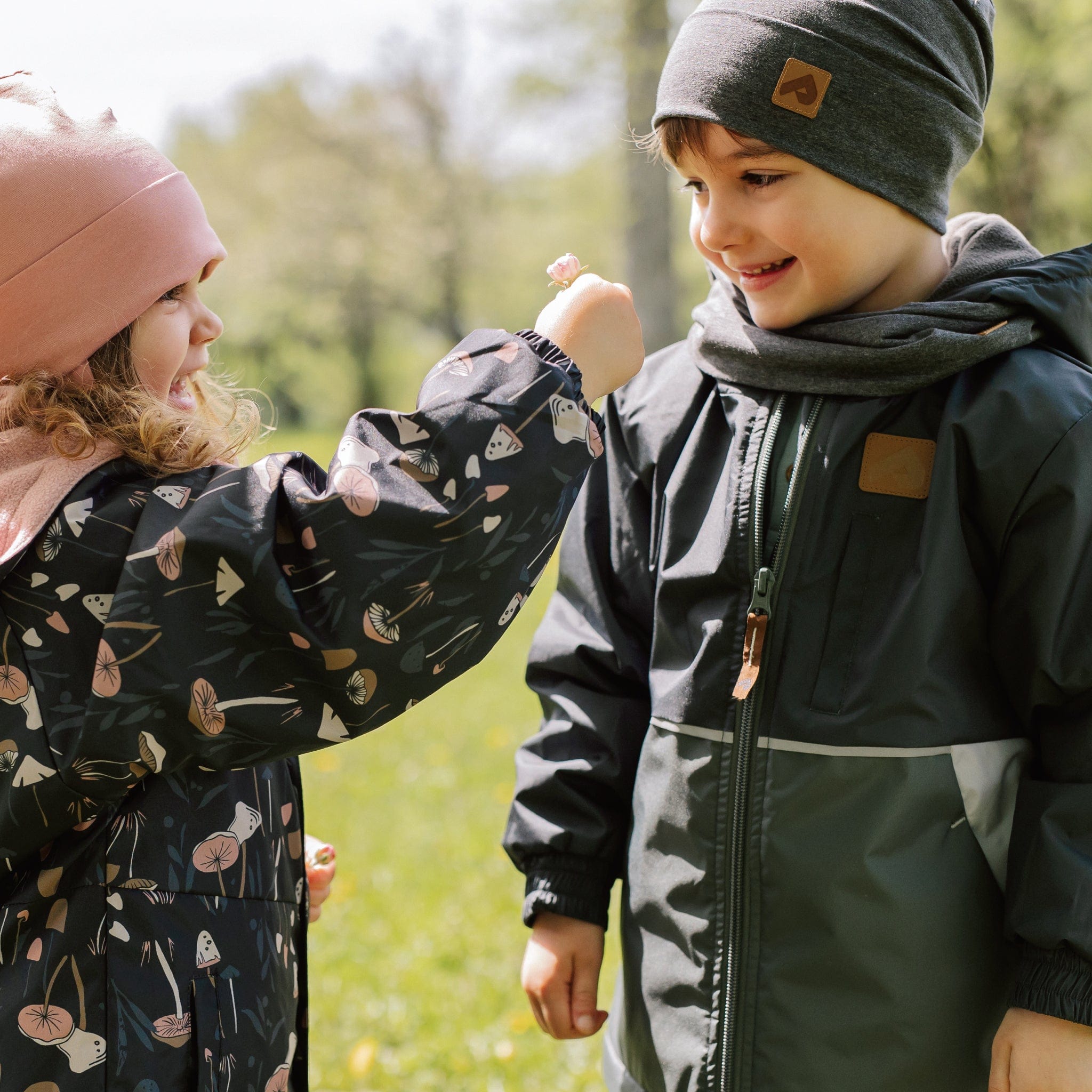 Boys' 2-Piece Outfit Set - Army Green, Smoke & Onyx | Mid-Season Casual Wear for School & Play