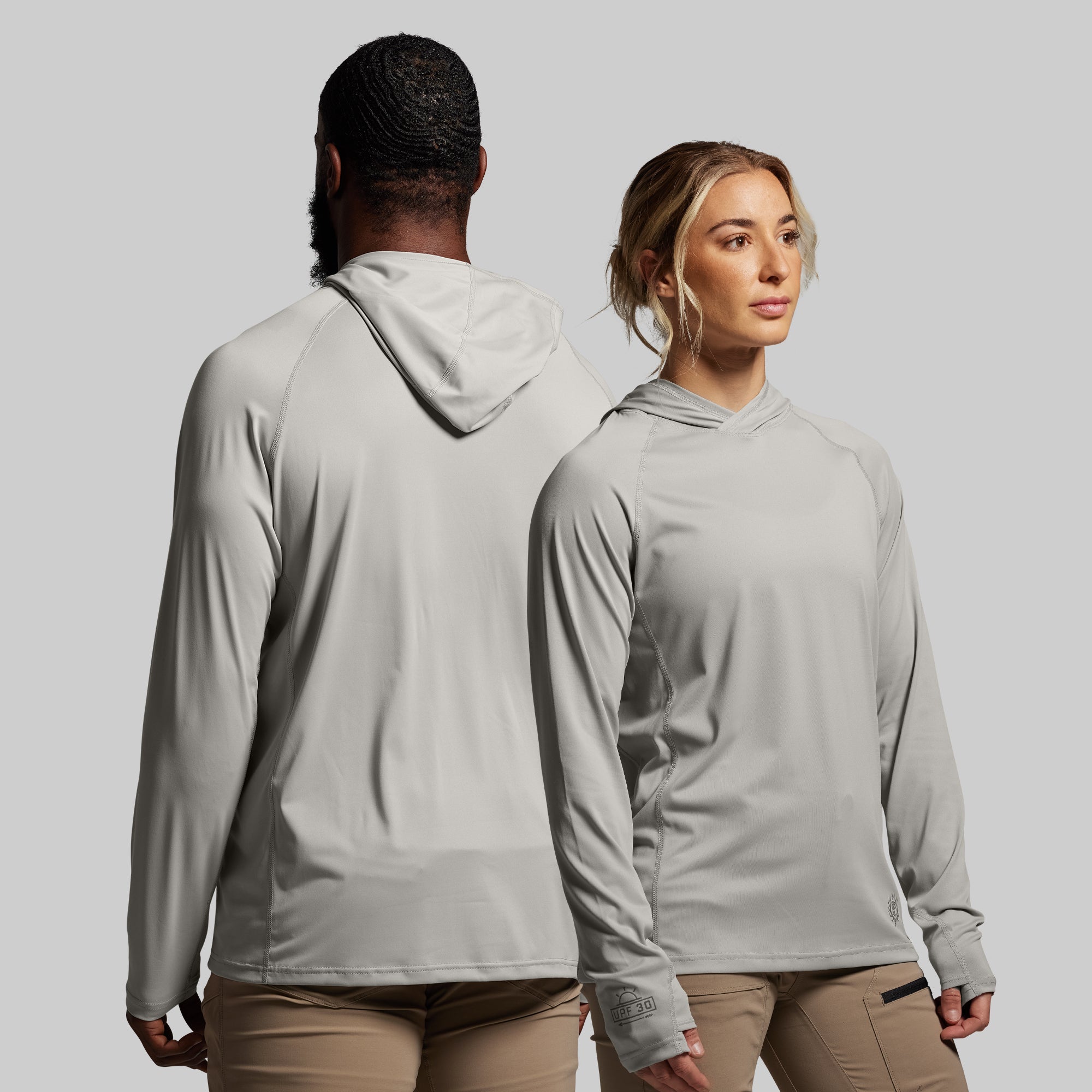 Sun Shirt 2.0 UPF 50+ Sun Protection - Lightweight Quick-Dry Outdoor Shirt for Men & Women (Paloma Grey) - Perfect for Hiking, Beach & Summer Activities