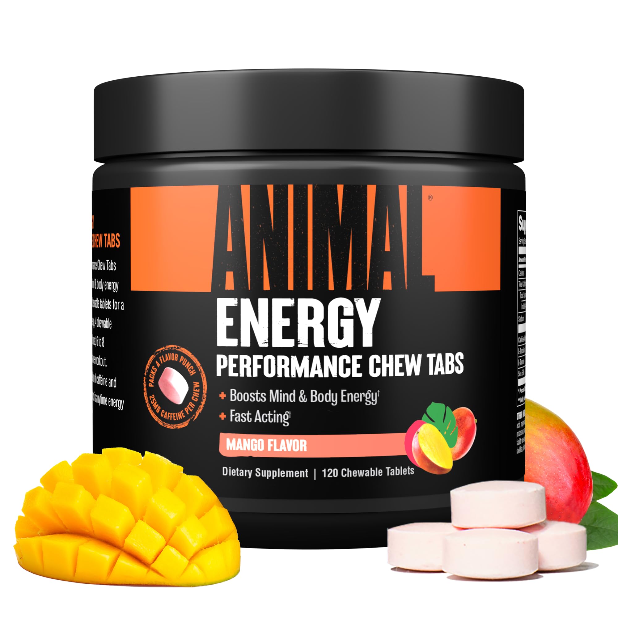 Premium Animal Energy Chews for Dogs - 120 Tabs | Natural Energy Boost & Vitality Support | Perfect for Active Pets, Training & Outdoor Adventures
