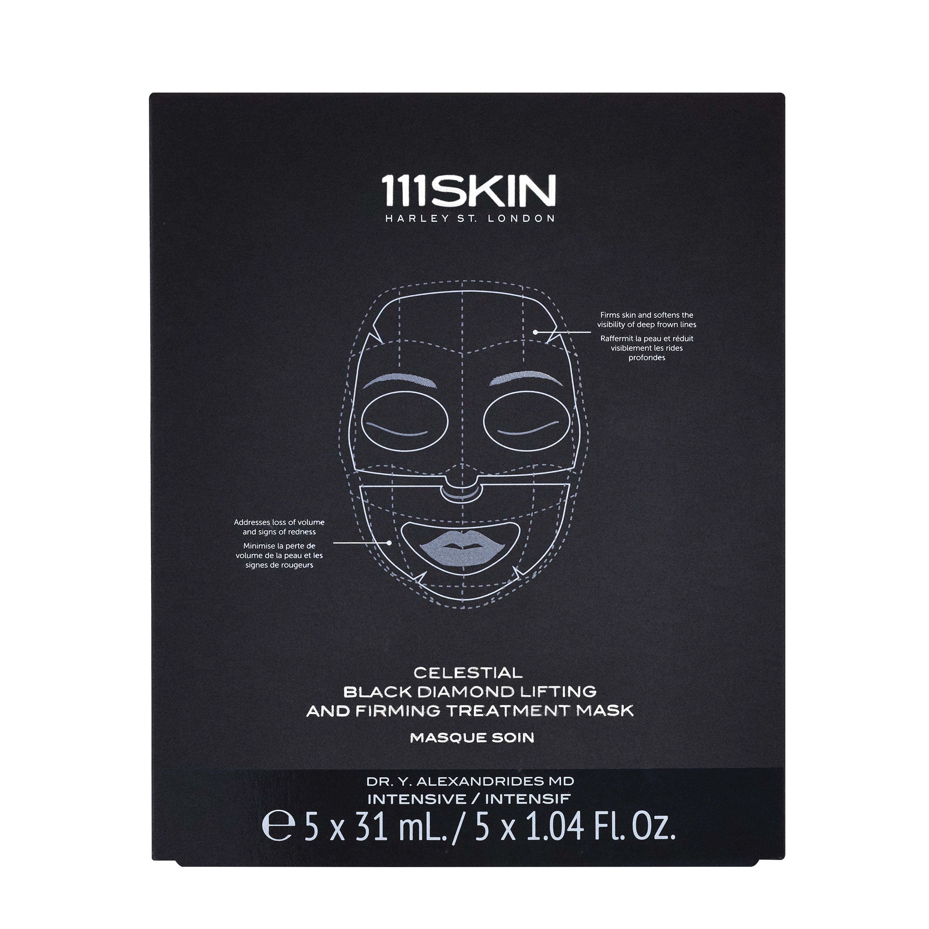Celestial Black Diamond Lifting & Firming Face Mask Set - Anti-Aging Treatment for Glowing Skin | Perfect for Spa Nights & Self-Care Routines