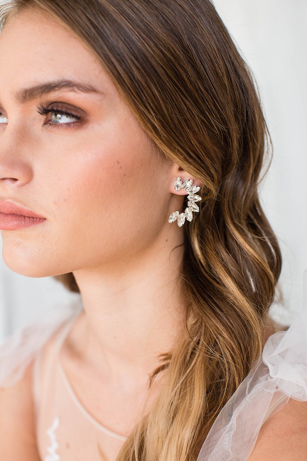 Zane Earrings for Women - Trendy Gold Hoop Earrings, Hypoallergenic & Lightweight - Perfect for Parties, Weddings & Everyday Wear