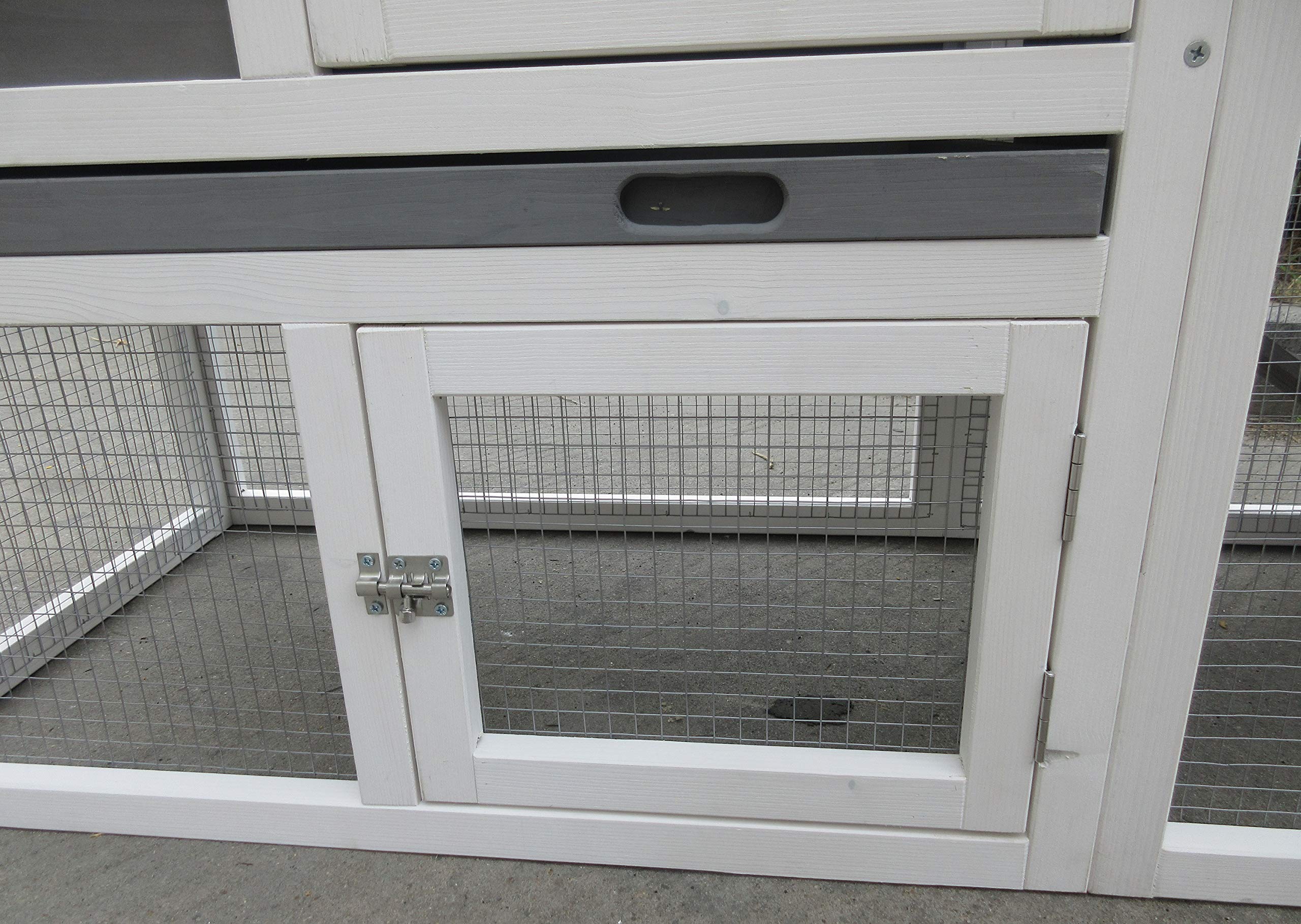 Premium Wooden Rabbit Hutch - Durable Bunny House & Chicken Coop for Indoor/Outdoor Use - Ideal for Small Pets Like Rabbits, Guinea Pigs, and Chicks