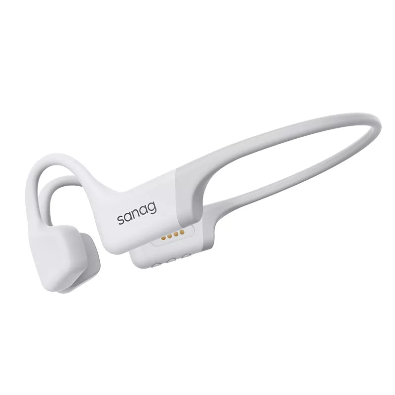 Sanag B70S Pro Airfoil Open Ear Swimming Bone Conduction Headphones - Wireless Bluetooth 5.3 IPX8 Waterproof for Running, Cycling, Workout & Outdoor Sports