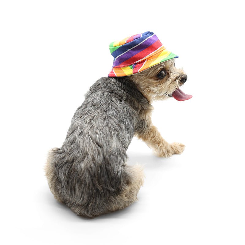 Colorful Rainbow Bucket Hat for Men & Women - Summer Sun Protection, Outdoor Activities, Beach & Festival Fashion Accessory