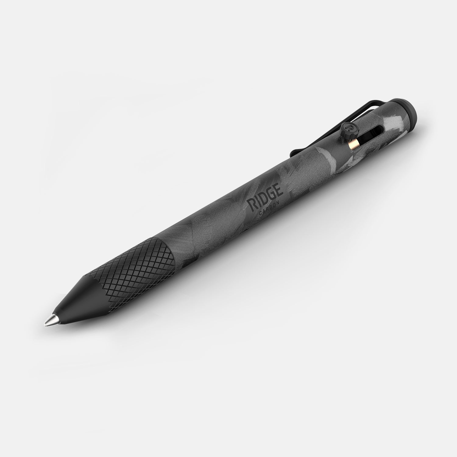 Ridge Bolt Action Pen - Forged Carbon Fiber Tactical EDC Writing Tool for Professionals | Perfect for Office, Outdoor Adventures & Everyday Carry