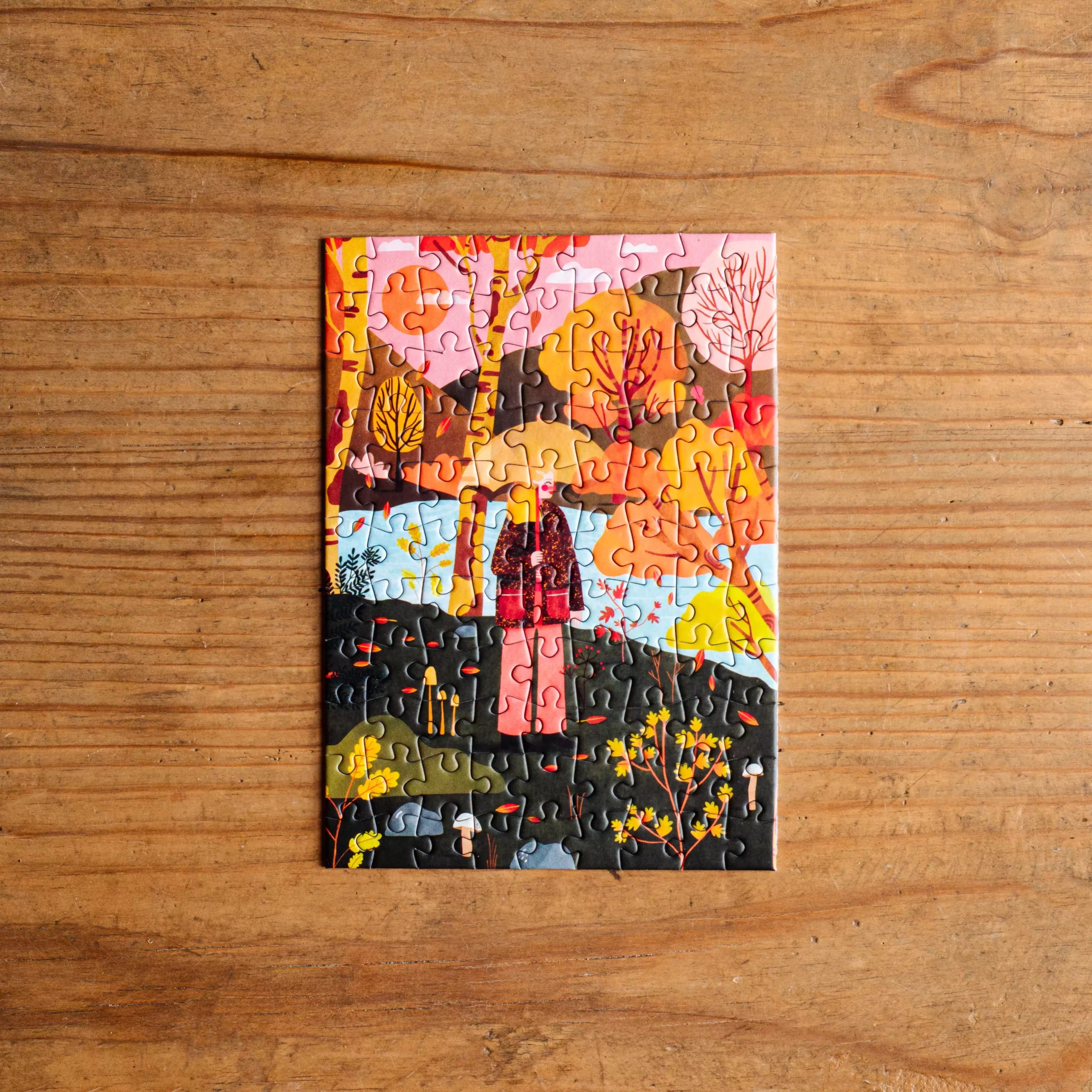 99 Piece Autumn Day Jigsaw Puzzle for Adults & Kids - Perfect for Family Game Night, Classroom Activities & Relaxation