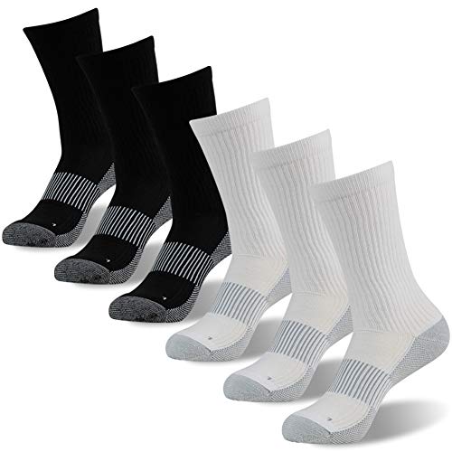 6 Pairs-3 White Crew&3 Black Crew