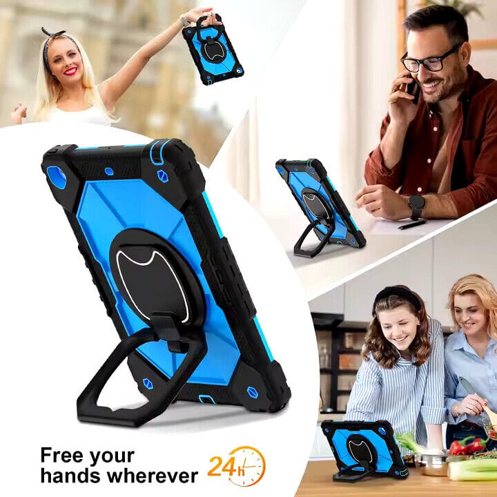 Shockproof Heavy Duty Kids Case for iPad Pro 11 4th Gen (2022) - Navy Blue & Black | Protective Cover for School, Travel & Outdoor Use