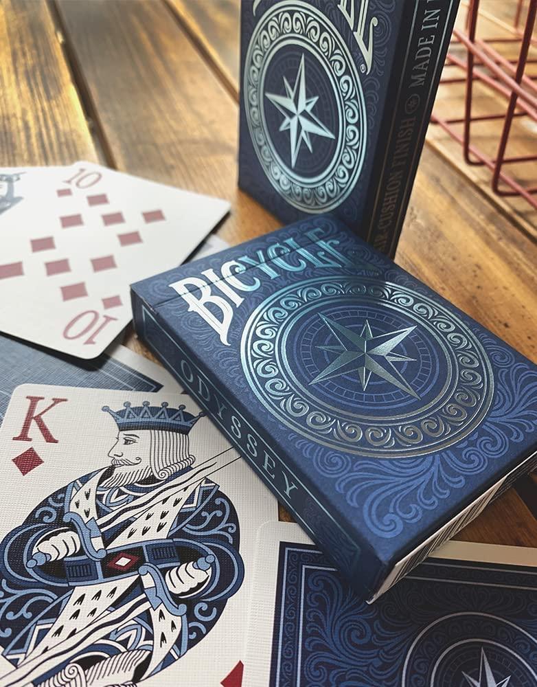 Odyssey Bicycle Playing Cards - Premium Poker Cards for Magic Tricks, Card Games & Collectibles - Perfect for Poker Nights, Magic Shows & Gifts