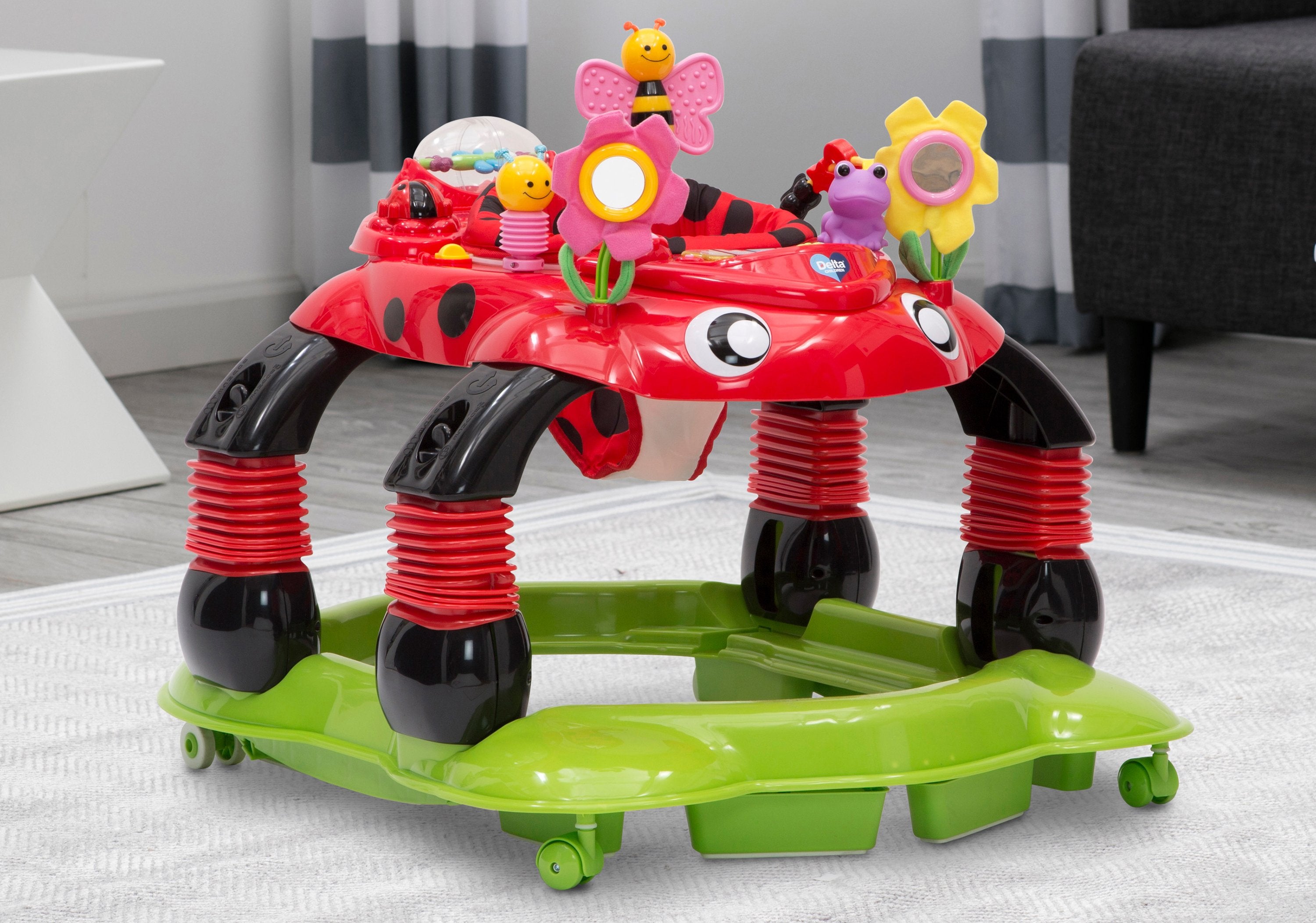 Lil' Play Station 4-in-1 Baby Activity Walker - Interactive Learning Toy for Toddlers with Lights & Sounds - Perfect for Early Development & Indoor Playtime