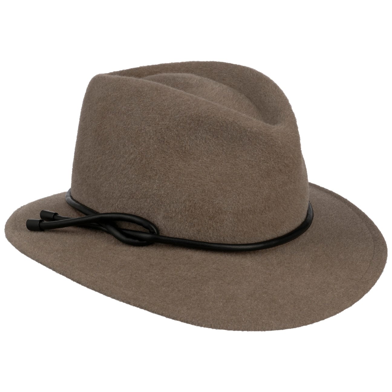 Mayser Pita Fur Felt Hat for Women & Men - Classic Fedora Style Winter Hat for Outdoor Activities, Travel & Fashion