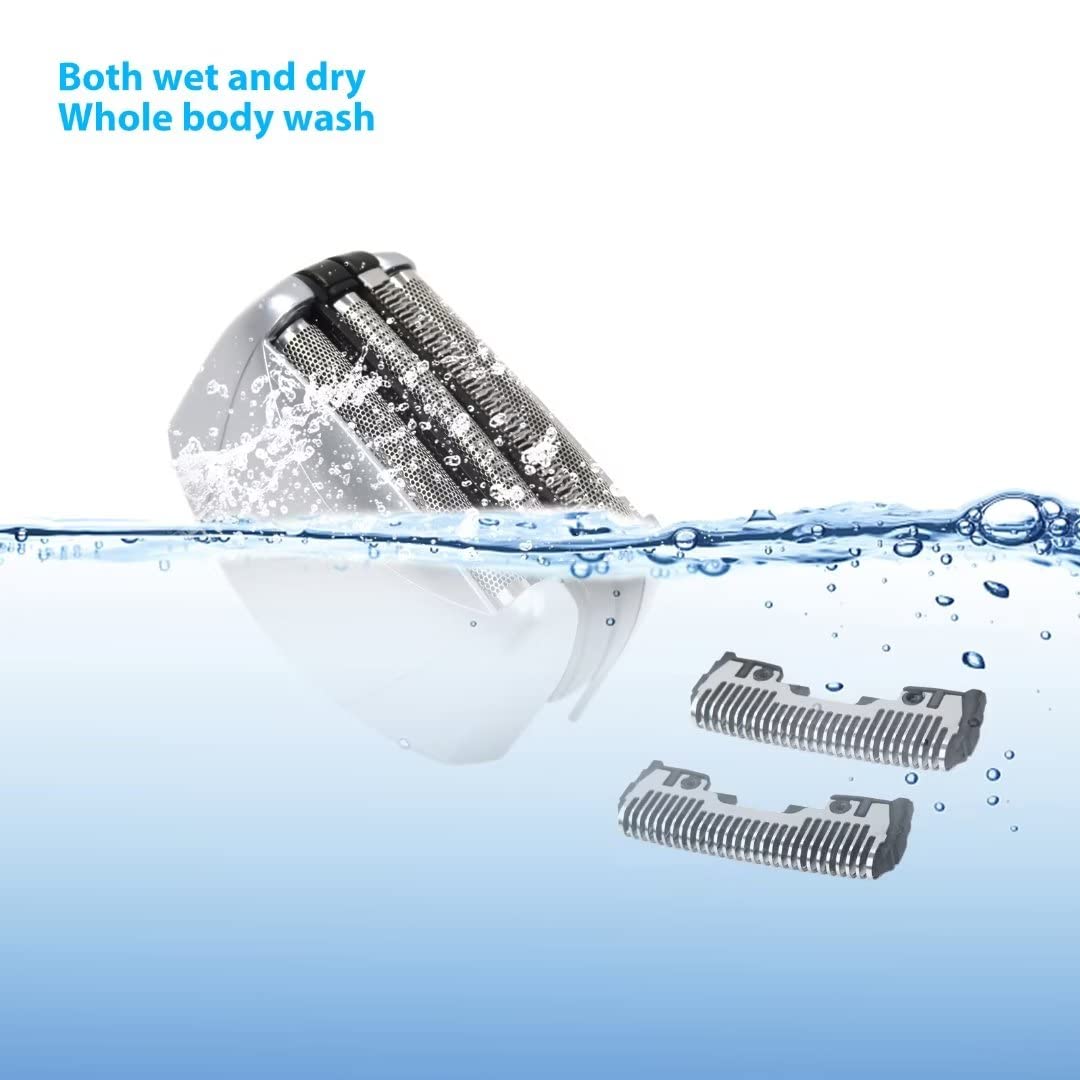 WES9020PC Replacement Foil and Blade Set for Panasonic A-RC4 4-Blade Shaver - Compatible Replacement Parts for Smooth Shaving at Home or Travel
