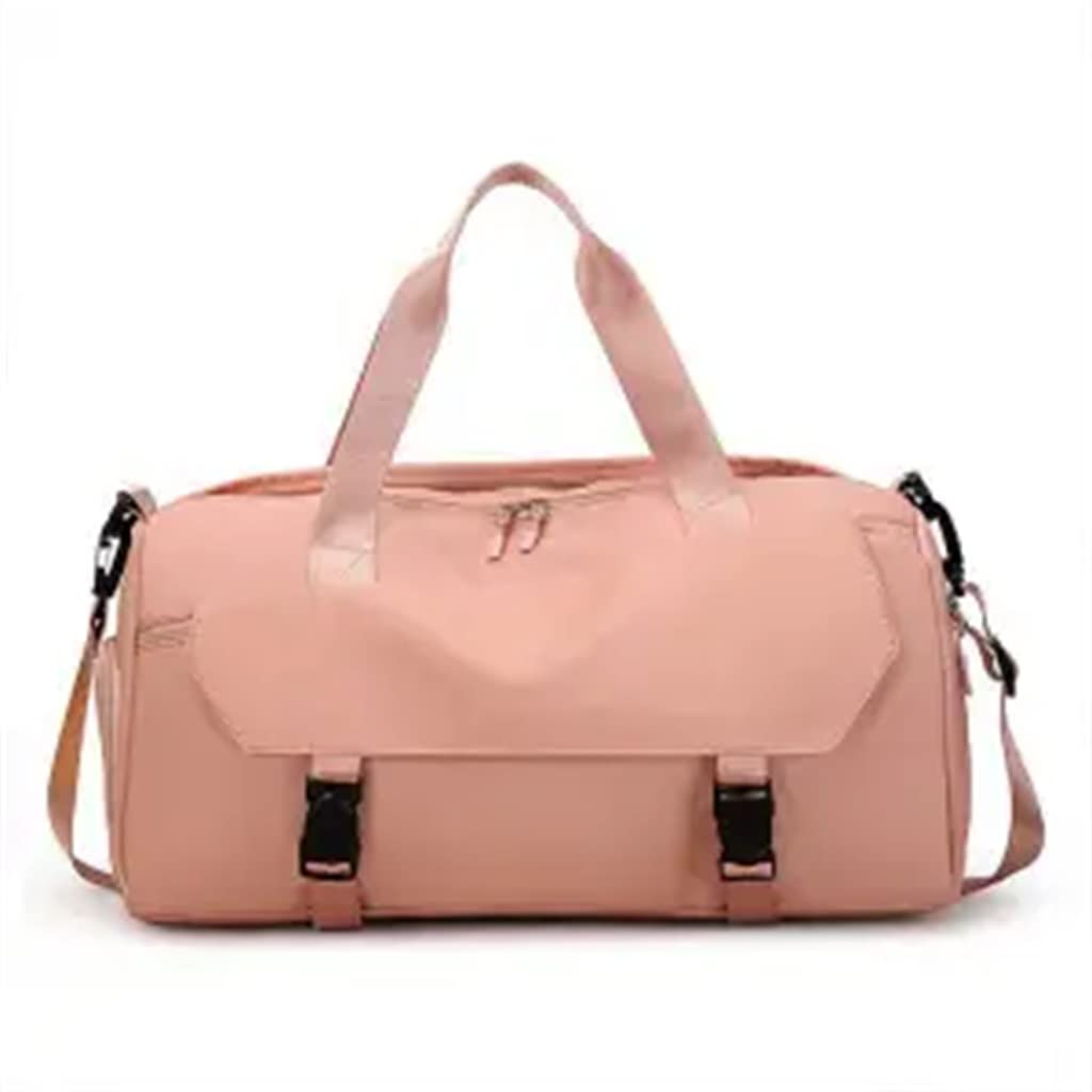 Women's & Men's Multifunctional Gym Bag - Waterproof Oxford Cloth Sports Duffel Bag for Yoga, Travel & Workout - Pink Large Capacity Backpack (47x20x25cm) | Perfect for Gym, Travel & Outdoor Activities