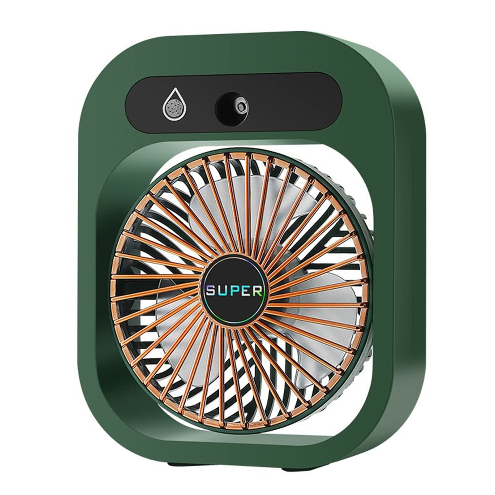 Portable Mini Air Conditioner with USB Charging, 3-Speed Settings & Humidifier - Personal Cooling Fan for Home, Office, Bedroom | Perfect for Summer, Travel & Small Spaces