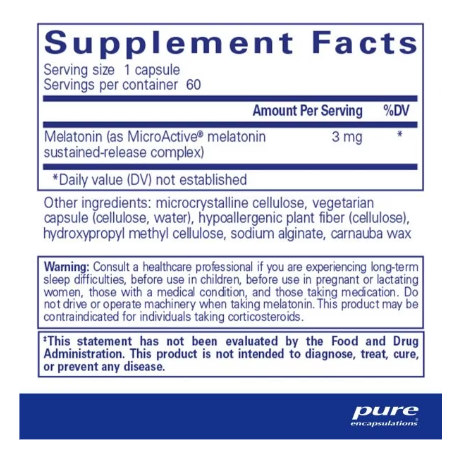 Melatonin SR 60 Tablets | Slow Release Sleep Aid Supplement | Supports Restful Sleep & Natural Sleep Cycle | Perfect for Jet Lag, Shift Work & Occasional Sleeplessness
