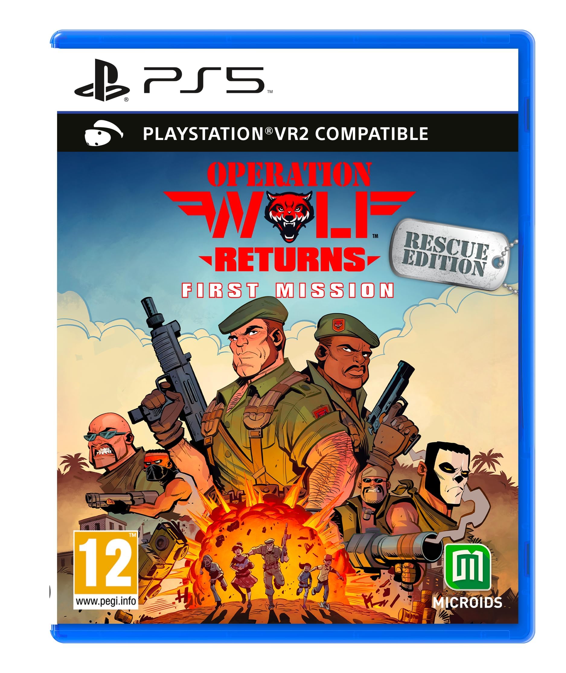 Operation Wolf Returns: First Mission PS5 Game - Action-Packed Arcade Shooter for PlayStation 5 | Perfect for Retro Gaming Fans & Classic Arcade Enthusiasts