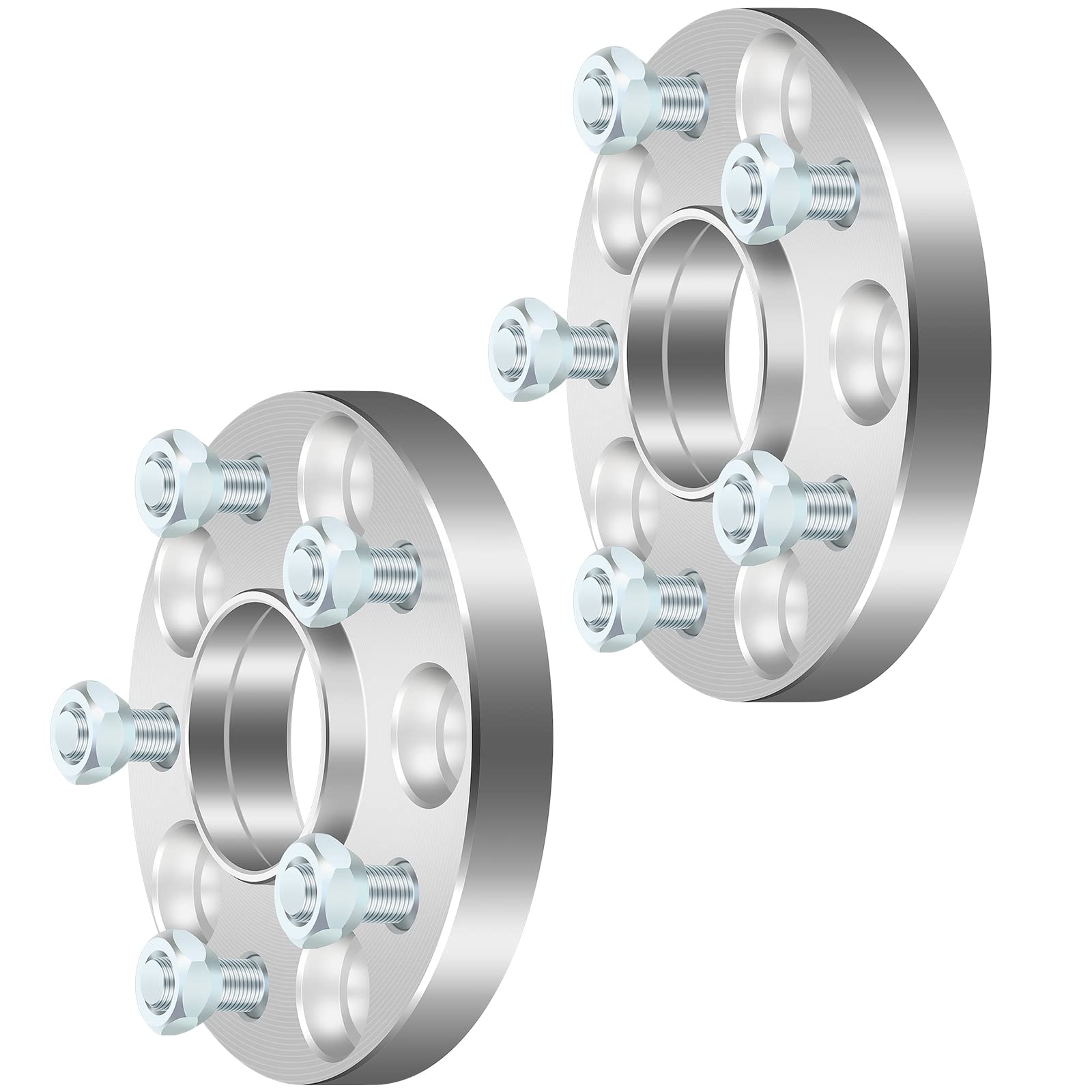 ECCPP 2PCS 20mm Hubcentric Wheel Spacers 5x114.3mm 5 Lug - Compatible with Honda Civic 1995-2020, CR-V, ILX 2006-2020 & More - Perfect for Enhanced Stance & Performance Upgrades