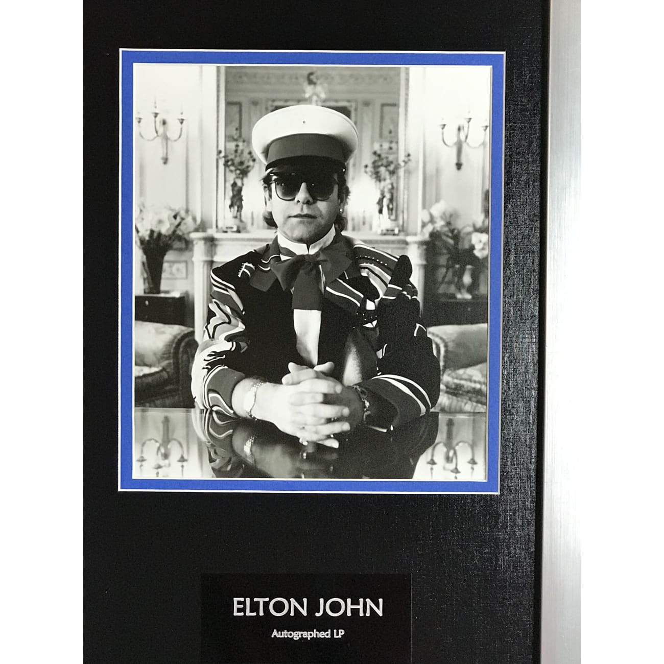 Authentic Elton John Signed Album Collage with Epperson COA - Limited Edition Music Memorabilia for Collectors & Fans - Perfect for Home Decor, Music Room Display & Gift for Elton John Enthusiasts