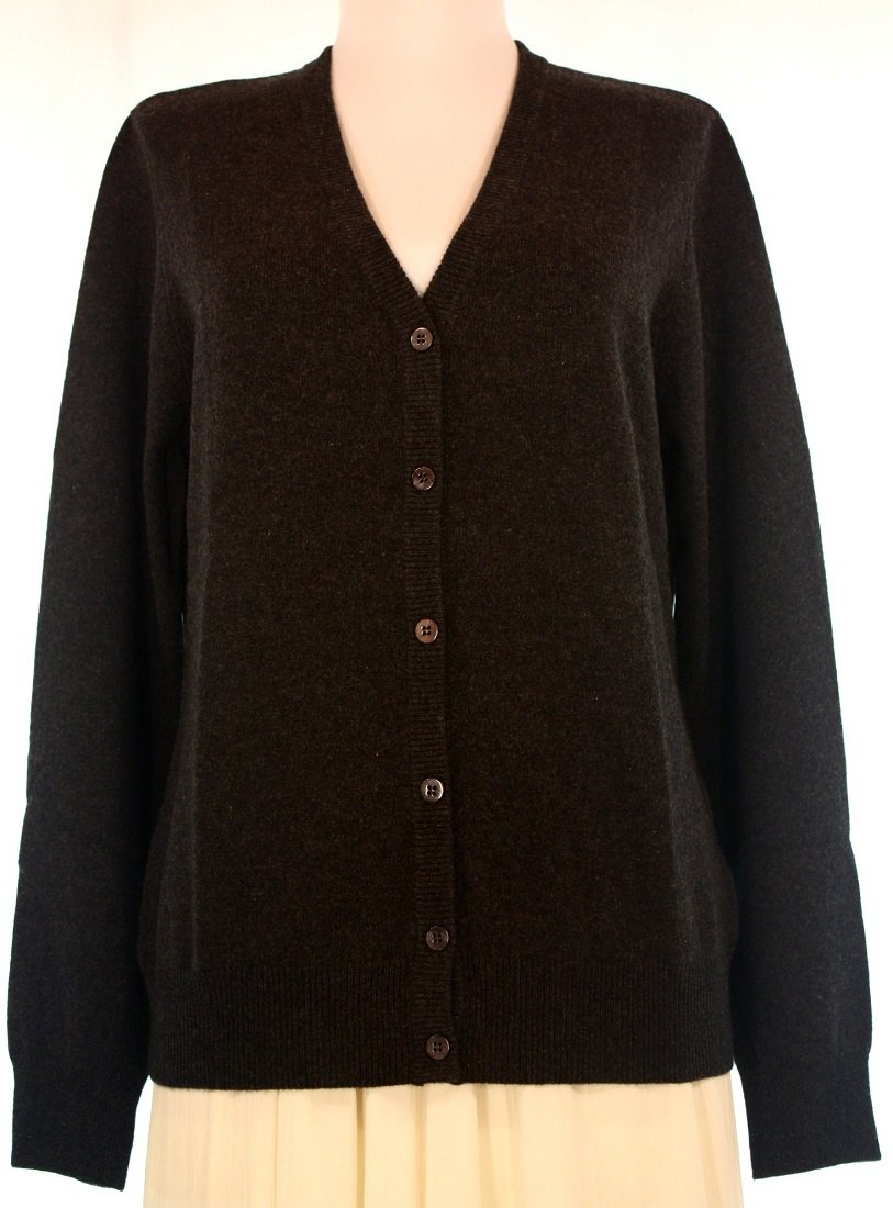 Shephe Women's V-Neck Cashmere Cardigan Sweater - Soft & Cozy Knit Pullover for Fall & Winter - Perfect for Office, Casual Wear & Layering
