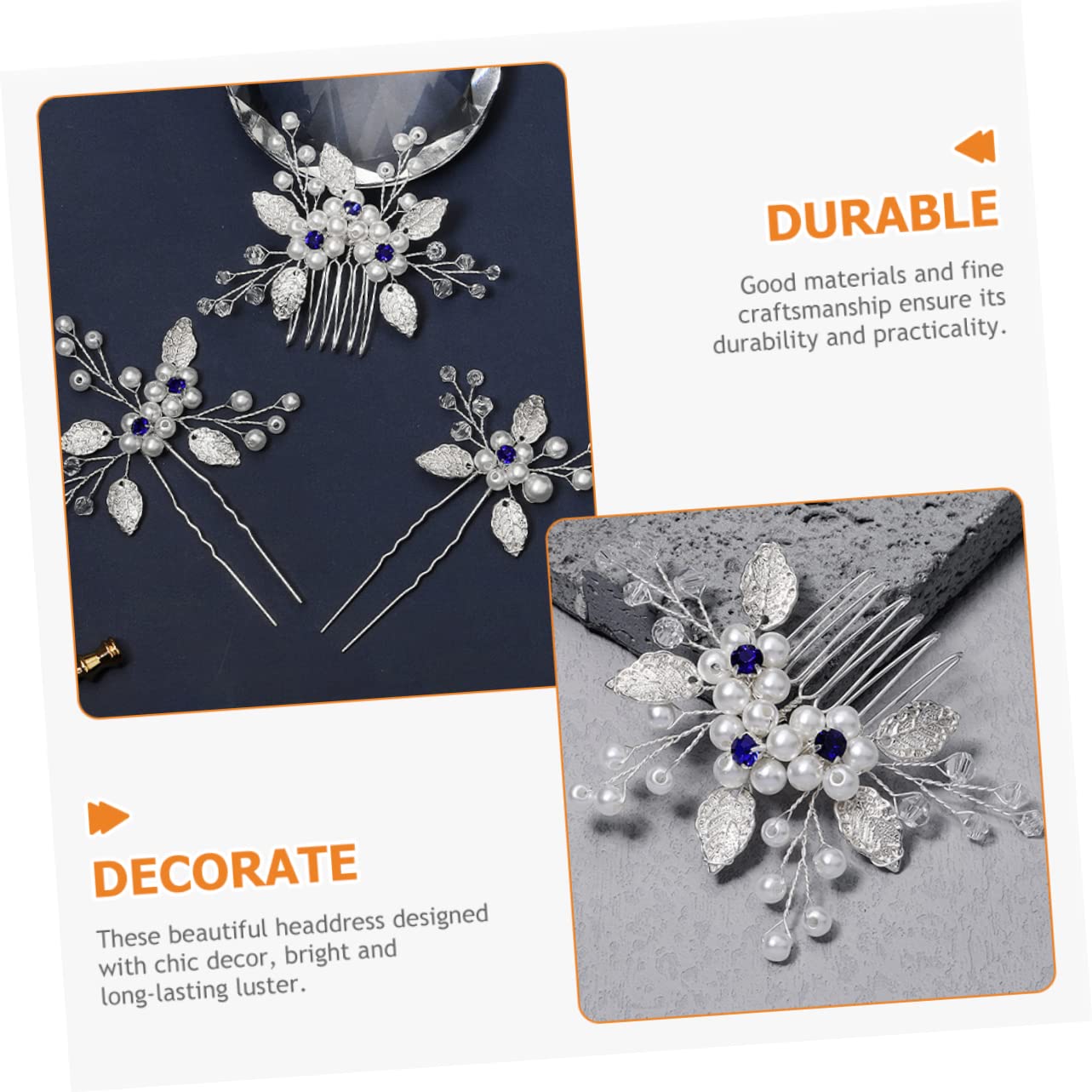 FOMIYES Elegant Leaf Hairpin for Wedding Bridal Hair Accessories - Perfect for Brides, Bridesmaids, and Special Occasions