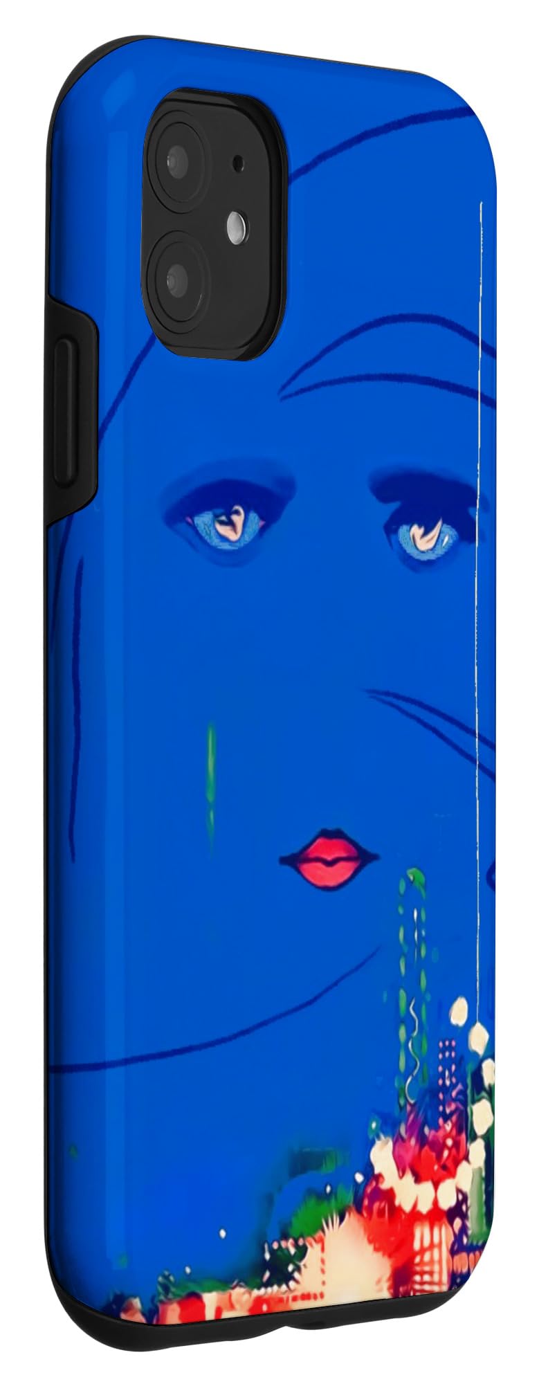 iPhone 11 Case - Heavy Duty Protective Cover with The Great Gatsby Design in Blue | Perfect for Everyday Use, Travel & Outdoor Activities