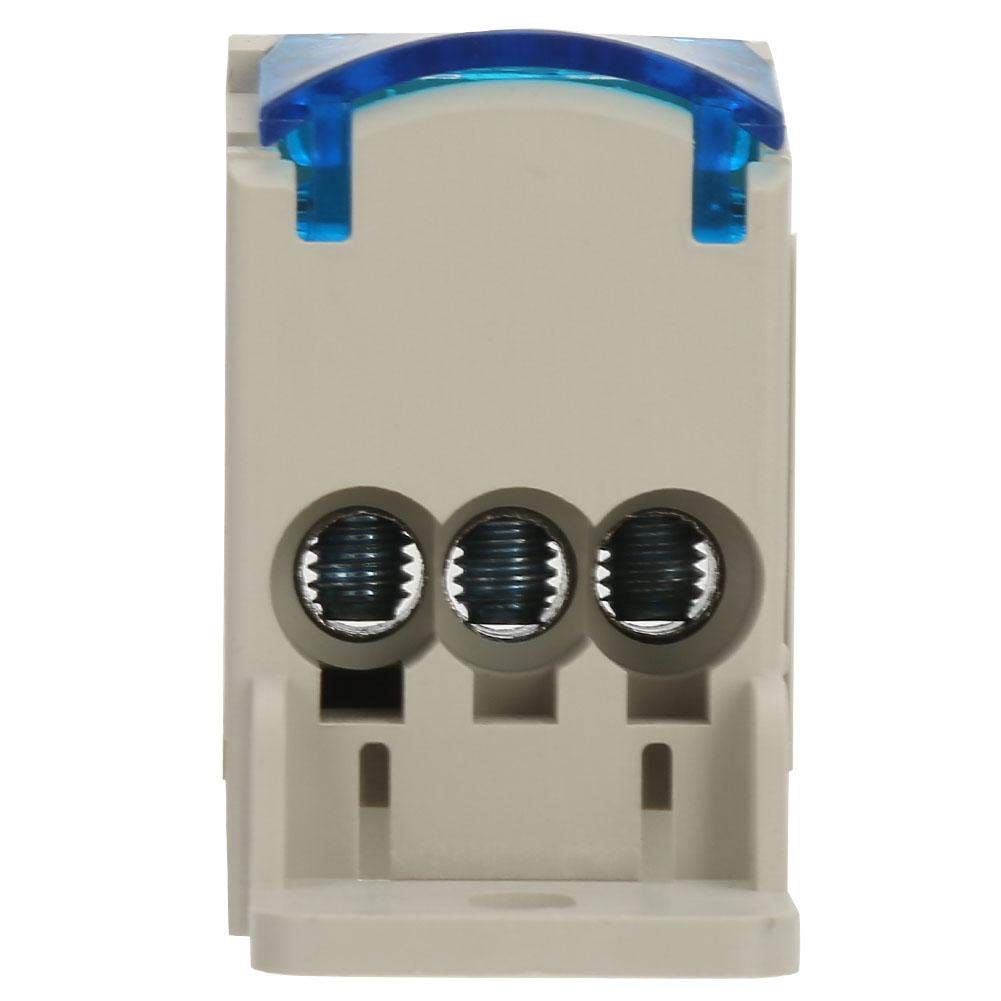 Din Rail Terminal Block Distribution Box - Universal Electric Wire Connector & Power Junction Box for Industrial Control Panels and Electrical Wiring Systems - Perfect for Home Automation, Solar Power, and DIY Electrical Projects