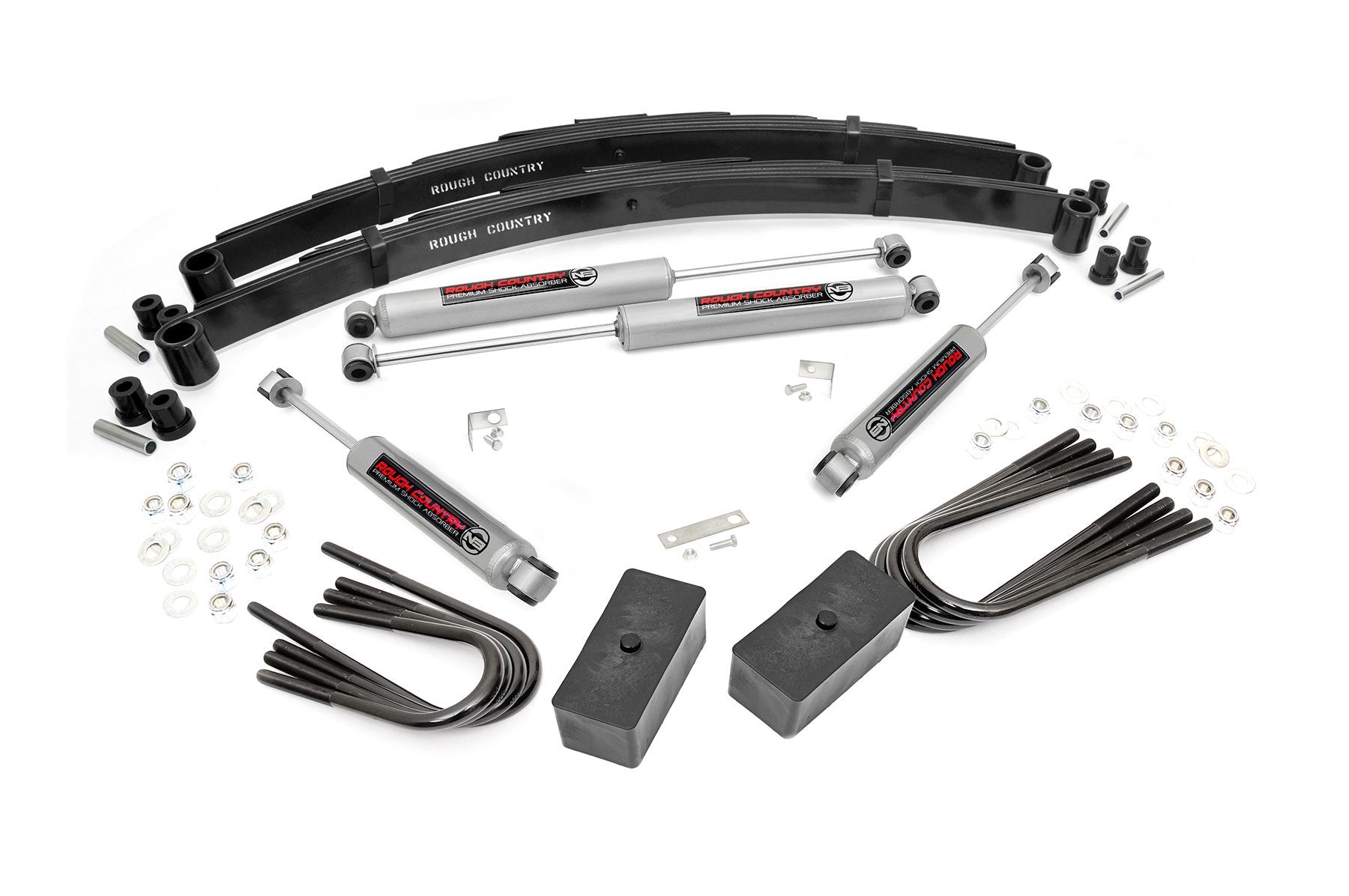 2 Inch Lift Kit with Rear Blocks for Chevy/GMC 3/4 Ton Suburban C20 K20 C25 K25 Trucks (1977-1987) | Heavy Duty Suspension Upgrade | Perfect for Off-Roading & Towing
