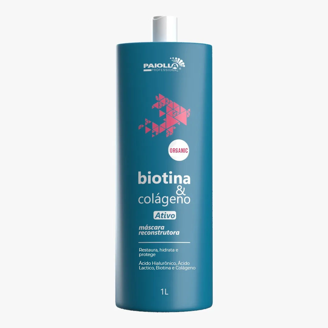 Paiolla Biotin & Collagen Shampoo 1L - Hair Growth & Repair, Deep Cleansing & Detoxifying Formula for Stronger, Healthier Hair - Perfect for Daily Use & Damaged Hair Care