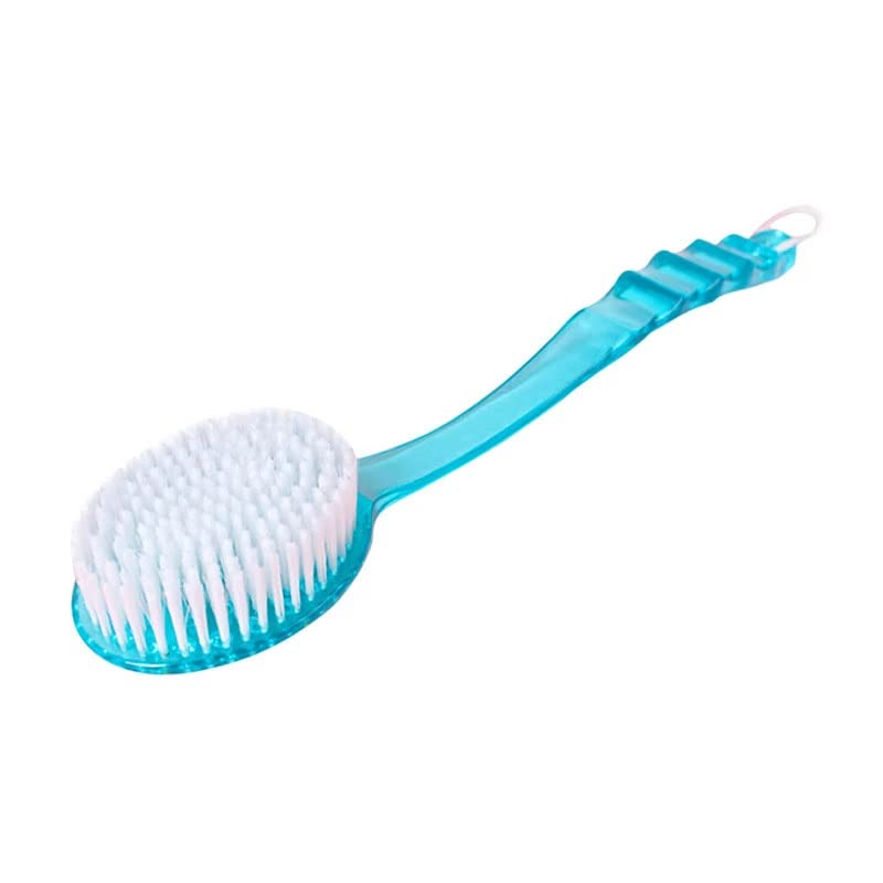 Majik Long Handle Back Body Scrub Brush with Loofah - Exfoliating Bath Brush for Deep Cleansing, Spa & Foot Massage - Perfect for Men & Women - Ideal for Shower, Bath & Self-Care Routines