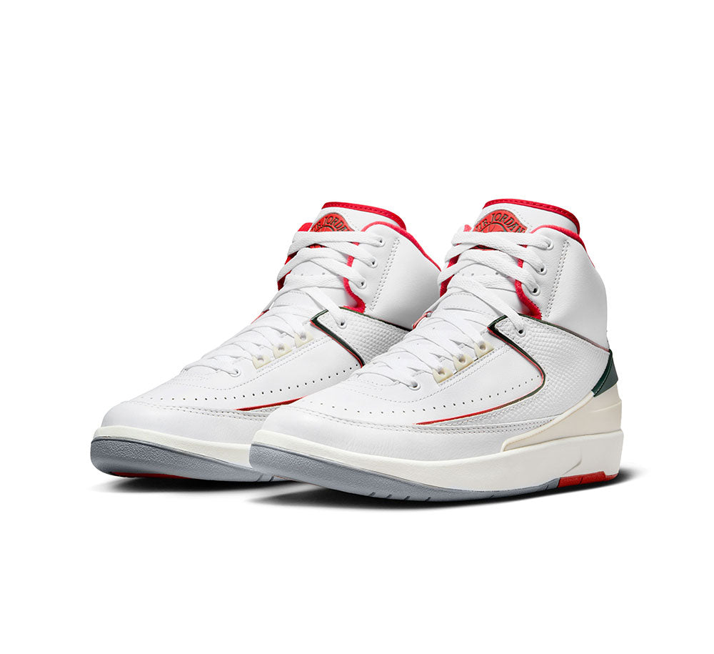 Original Air Jordan 2 Retro Basketball Shoes - Men's High-Top Sneakers for Casual Wear & Street Fashion | Perfect for Sports, Gym & Everyday Outfits