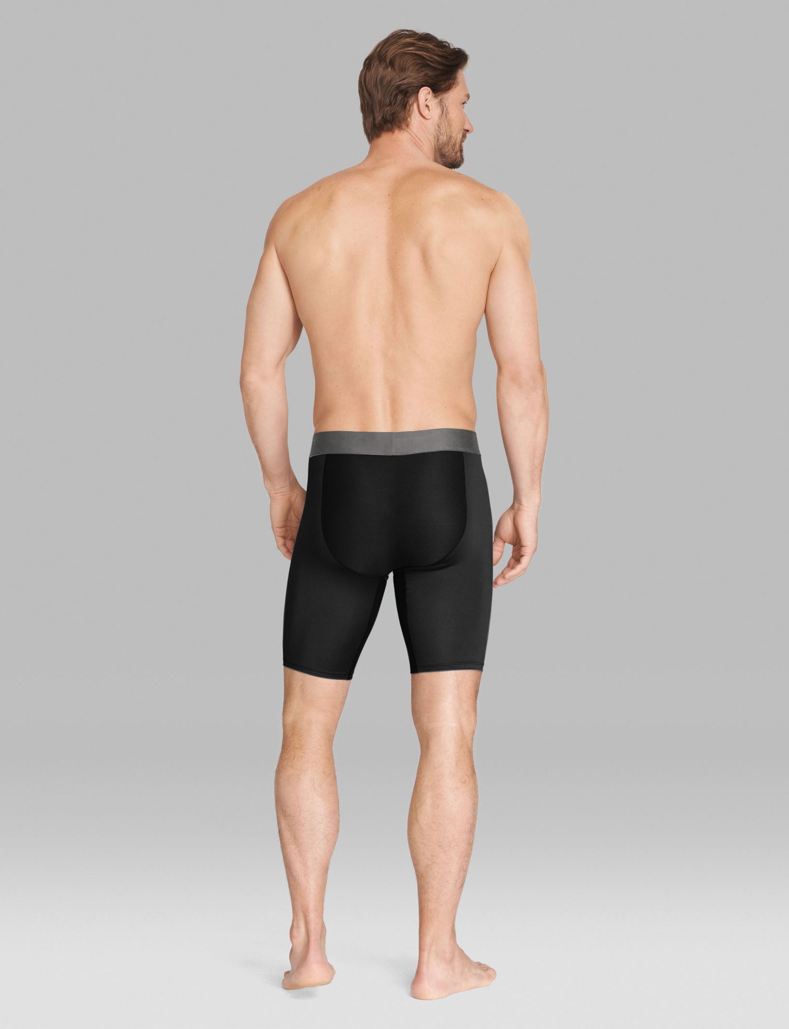 360 Sport Boxer Brief 8-Pack - Moisture Wicking Men's Underwear for Workout & Active Lifestyle - Breathable Comfort Fit Boxer Shorts for Running, Gym & Everyday Wear