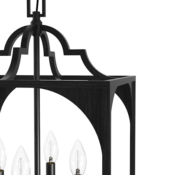 Hunter Highland Hill 4-Light 15 Inch Rustic Iron Pendant Light - Perfect for Farmhouse Kitchens, Dining Rooms & Entryway Lighting