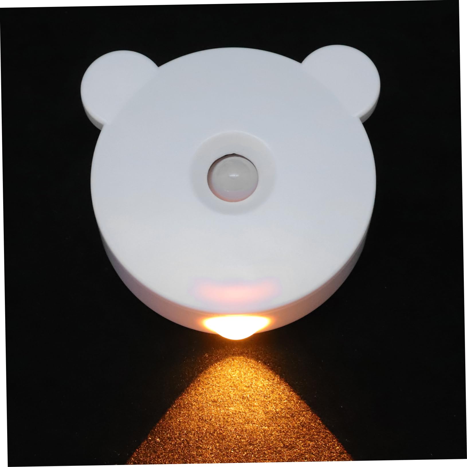 Artibetter USB Rechargeable Night Light with Human Body Sensor - Cute Bear Shape LED Night Lamp for Kids Room, Nursery, Bedroom, Hallway & Stairs (Warm White) | Perfect for Nighttime Safety & Decoration