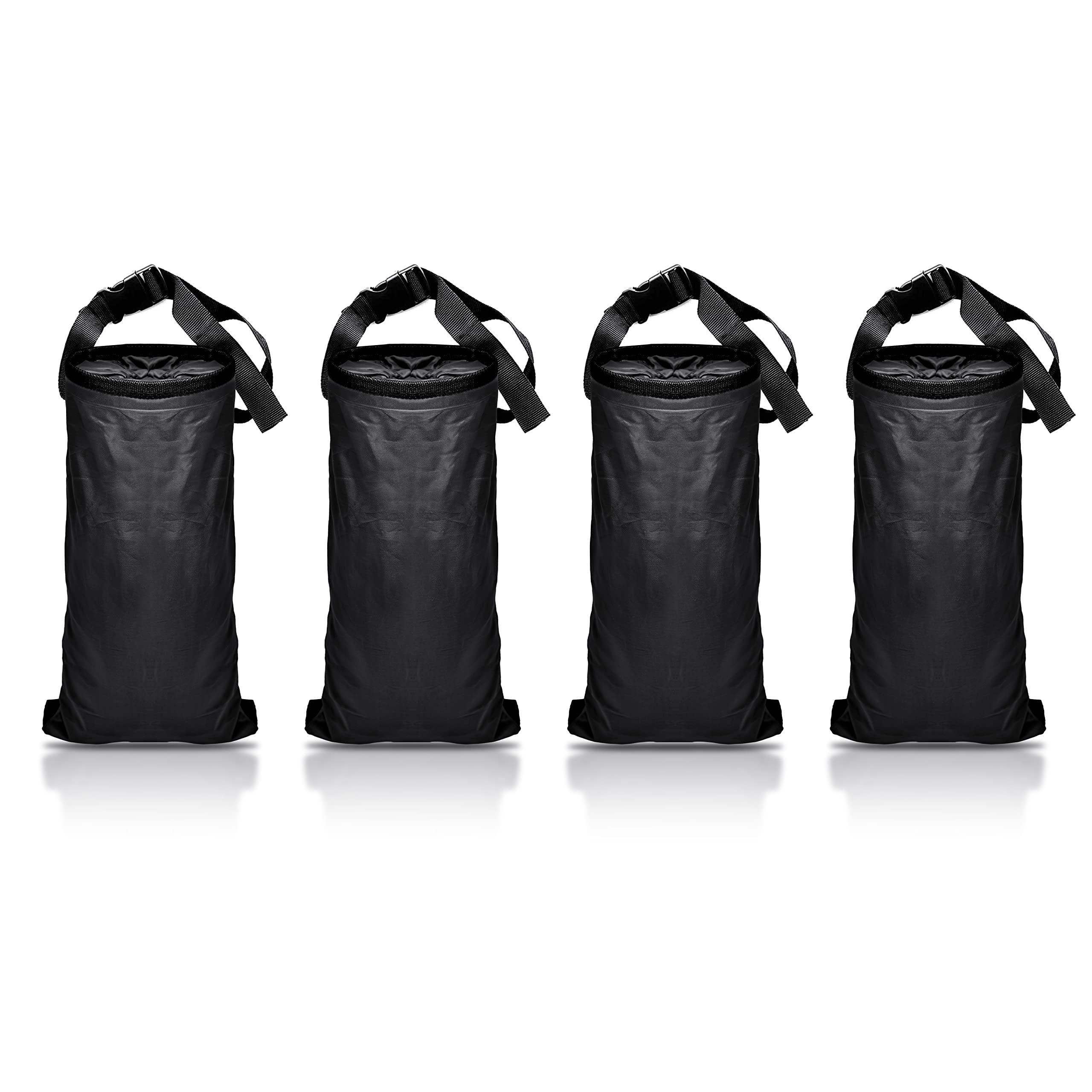 EcoNour 4 Pack Hanging Car Trash Can with Elastic Opening - Waterproof Oxford Auto Trash Bag for Car, Home, Travel & Outdoor | Perfect for Road Trips, Camping & Daily Commute