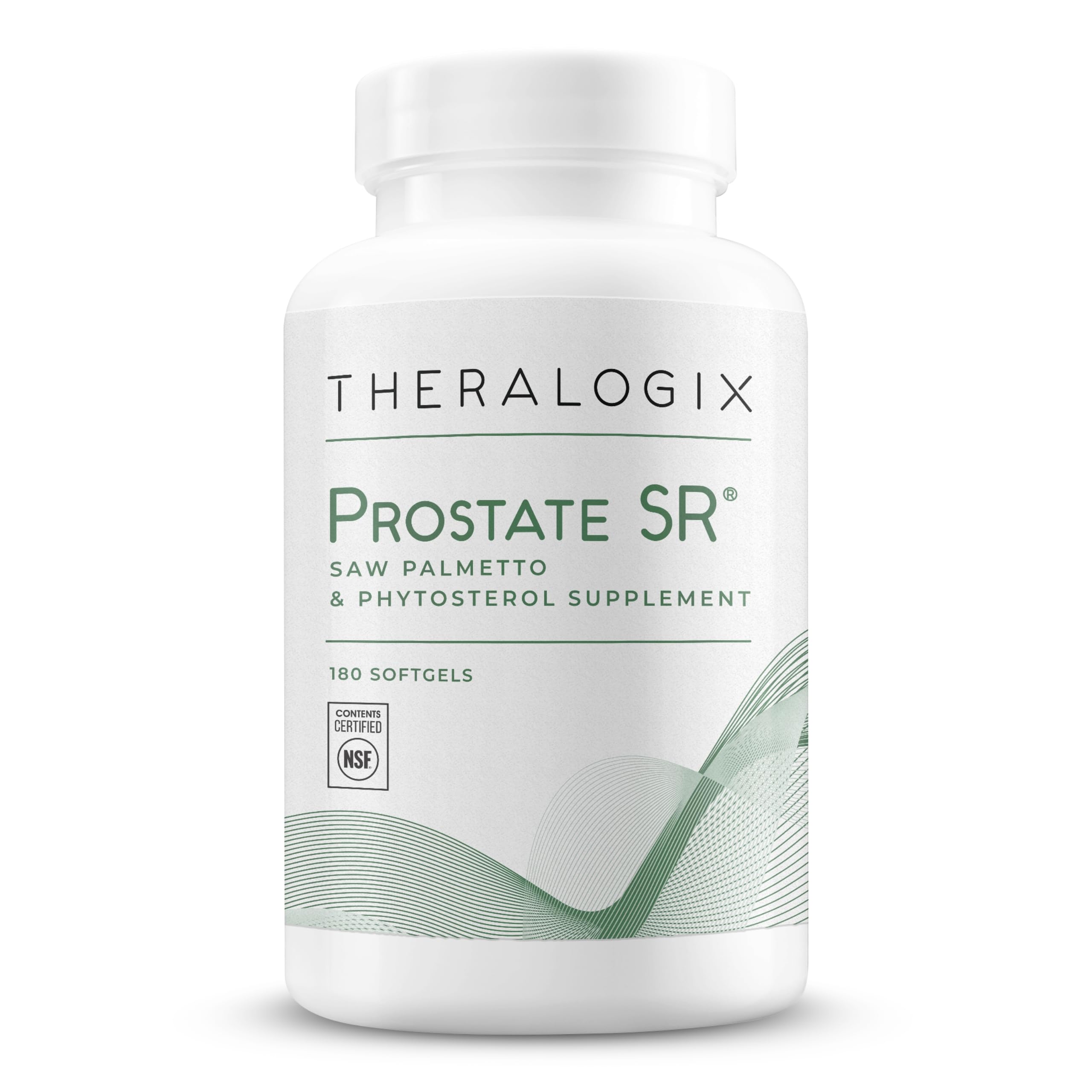 Theralogix Prostate SR Saw Palmetto & Beta-Sitosterol Supplement for Men - Supports Urinary Tract & Prostate Health - 90-Day Supply (180 Softgels) - NSF Certified - Ideal for Nighttime Urinary Comfort & Active Lifestyles