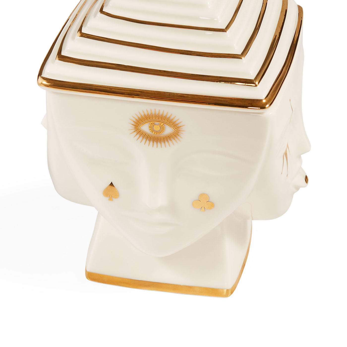 Elegant Gilded Masquerade Box for Venetian Party Decor - Luxury Jewelry Storage & Gift Box for Special Occasions