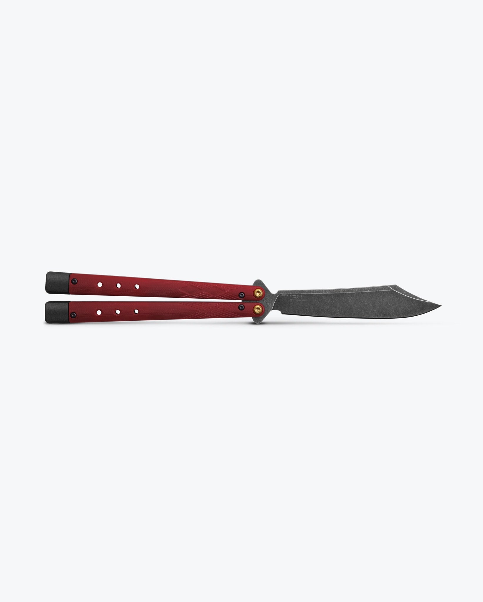 Necron™ Ruby Red G10 Knife Handle Scales - Premium Durable Material for Custom Knife Making & DIY Projects - Perfect for Outdoor, Camping, and EDC Knives