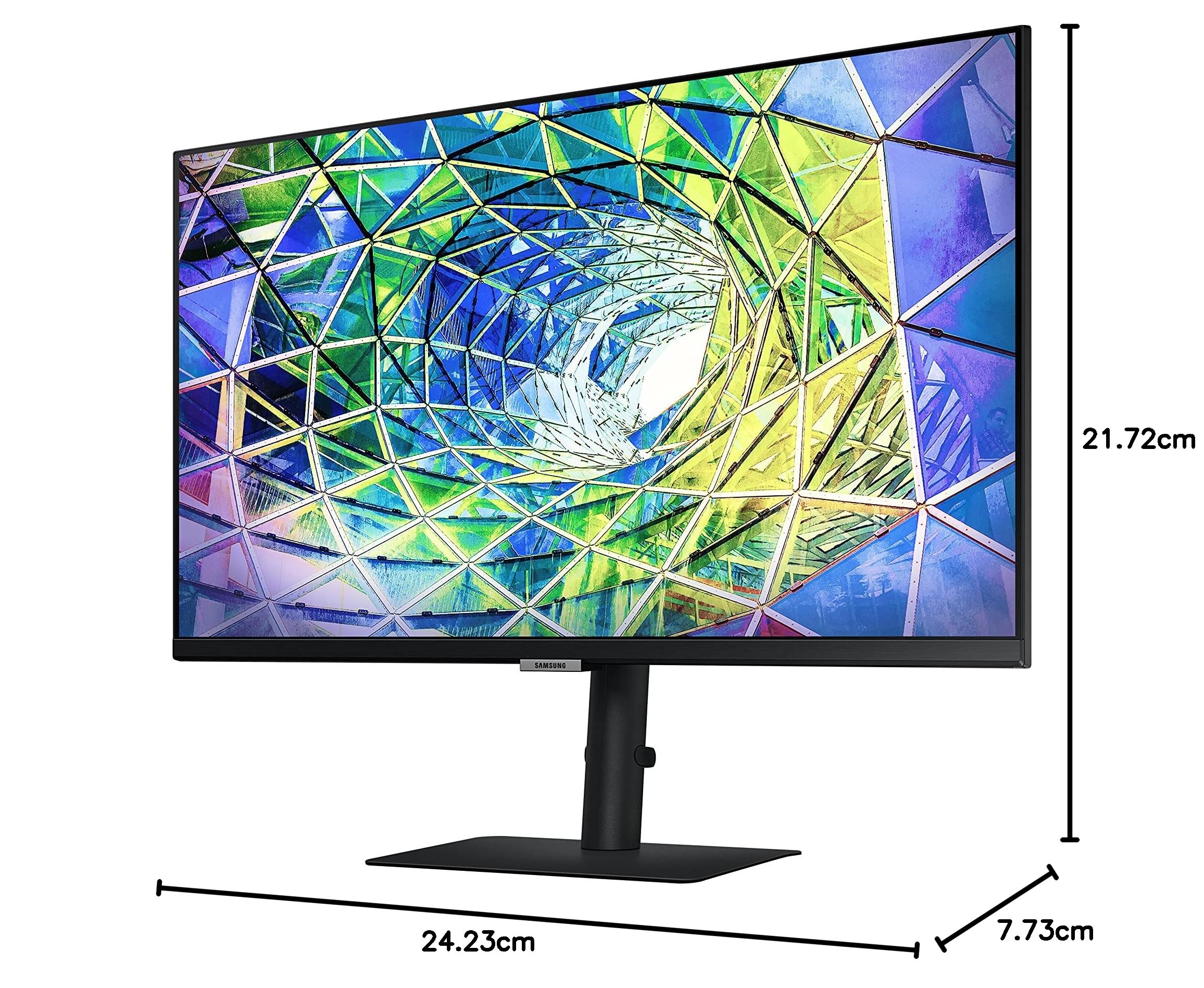 SAMSUNG S80A 27 Inch 4K Vertical Monitor with USB-C, HDR10, 1 Billion Colors, Built-in Speakers – Ideal for Home Office, Gaming, and Creative Work