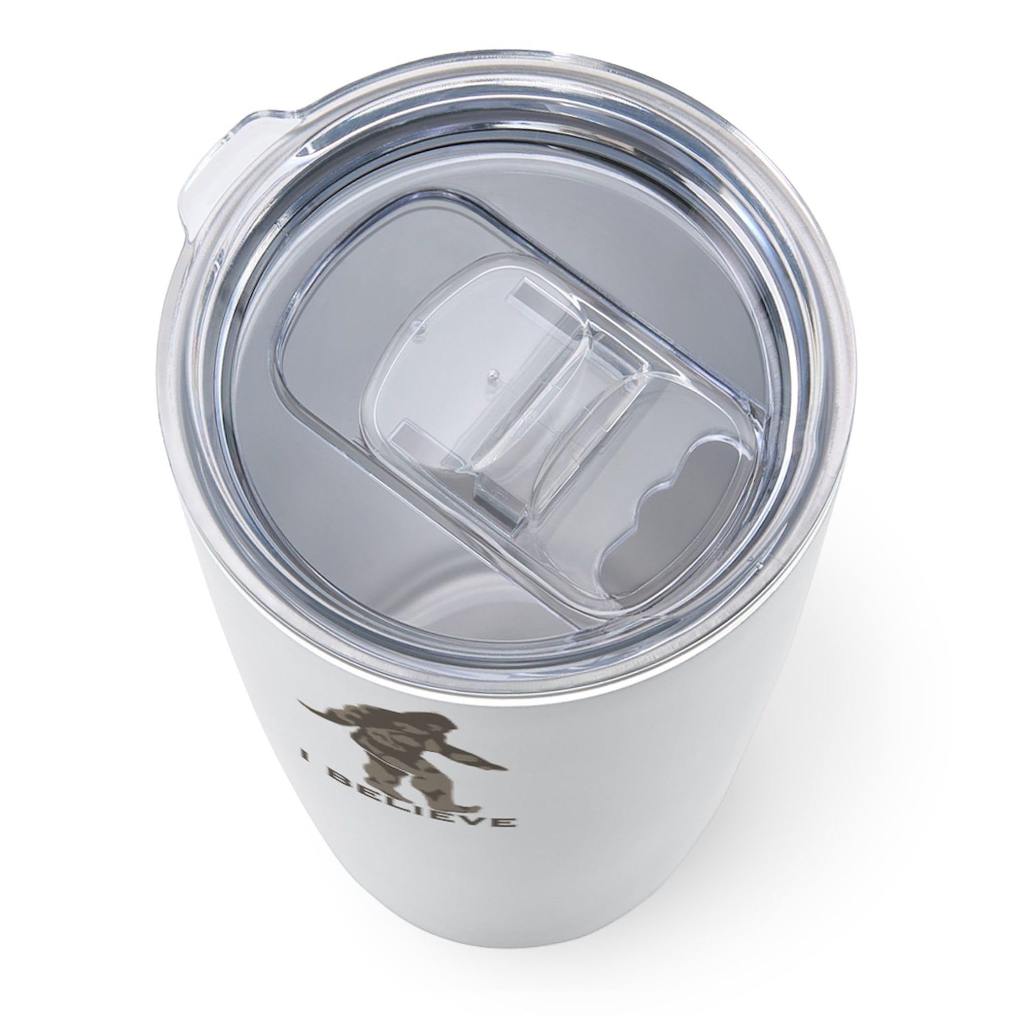 I Believe In The Bigfoot 20 oz Insulated Stainless Steel Travel Mug - Leakproof Coffee Tumbler for Hot & Cold Drinks - Perfect for Camping, Hiking & Outdoor Adventures