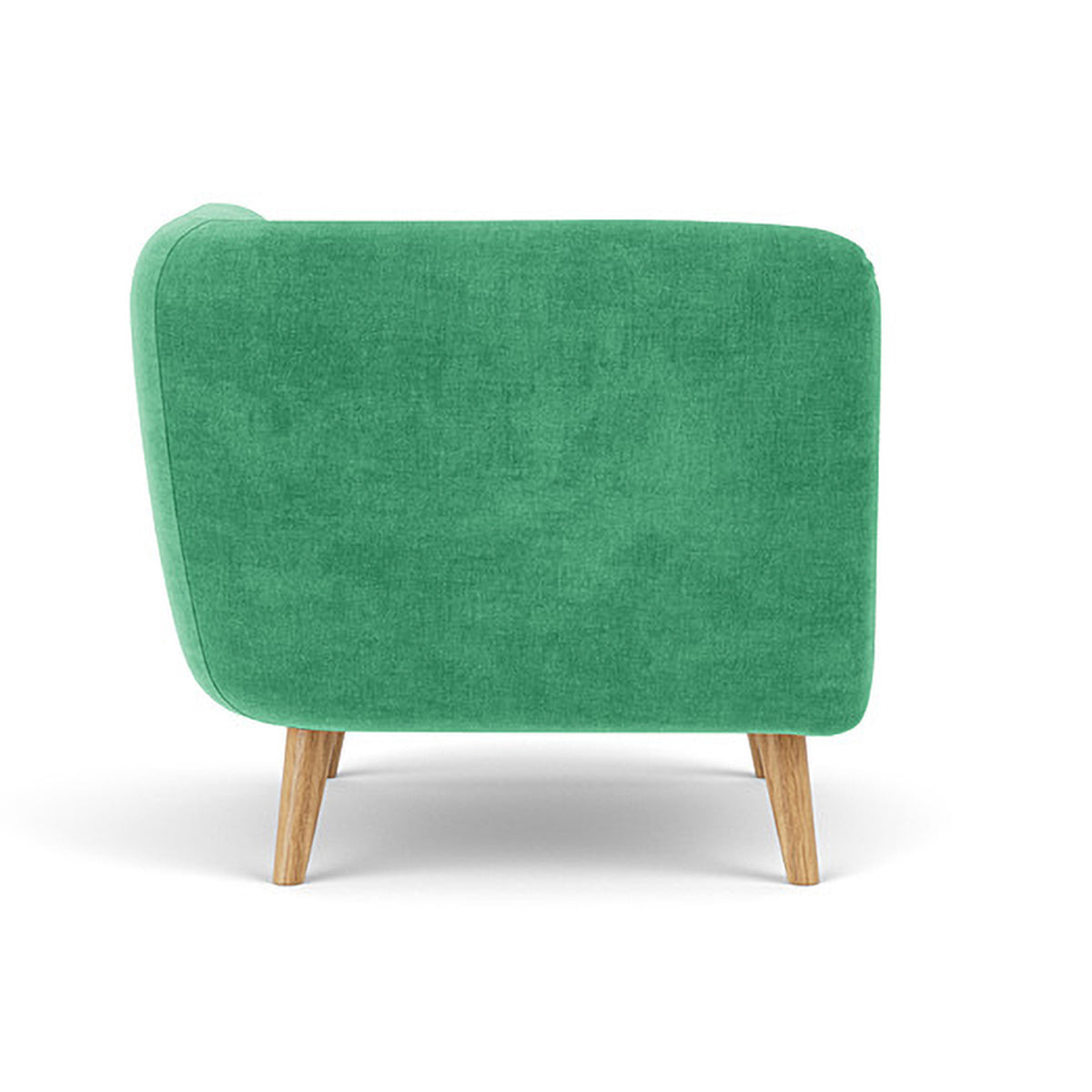 Alfred Fabric Right 1 Seater Modular Sofa - Modern Comfortable Single Chair for Living Room, Bedroom & Small Spaces
