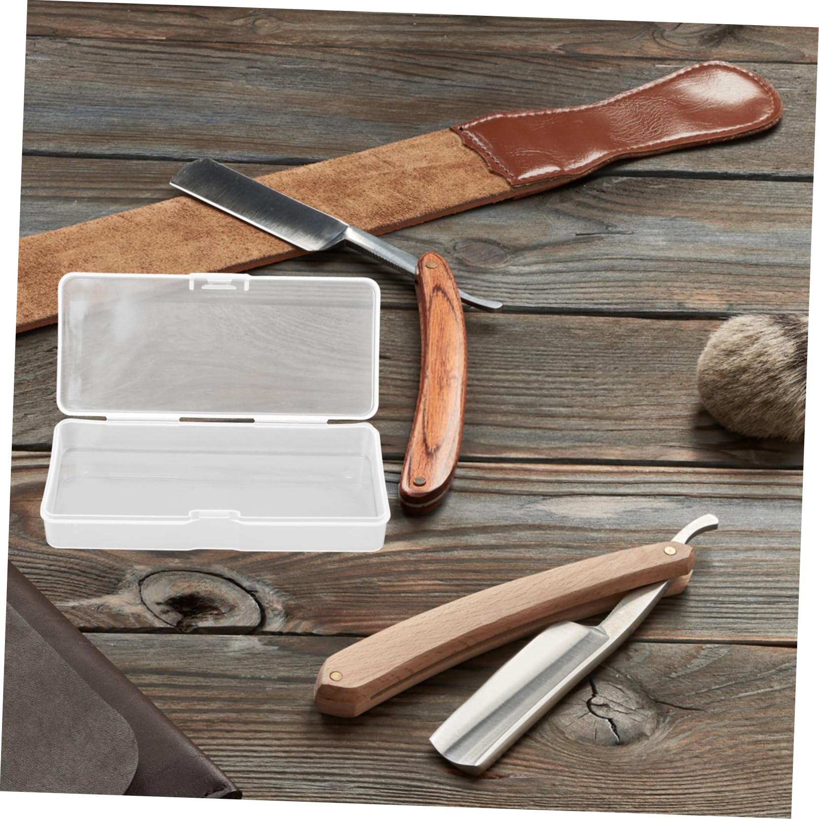 Eco-Friendly Used Razor Blade Disposal Box - Compact Portable Razor Case with Safety Storage for Shaving Blades - Perfect for Travel, Home & Salon Use