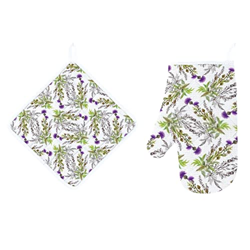 Wild Flowers Watercolor Pattern White