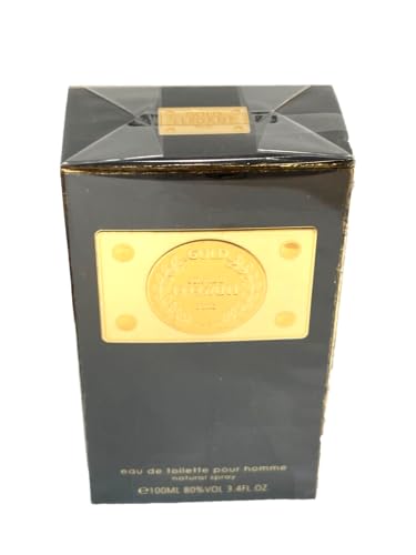 Johan B Men's Cologne Eau De Toilette EDT Spray - Elegant Gold Scent, 3.4oz / 100ml, New in Sealed Pack - Perfect for Gifts, Date Nights & Special Occasions