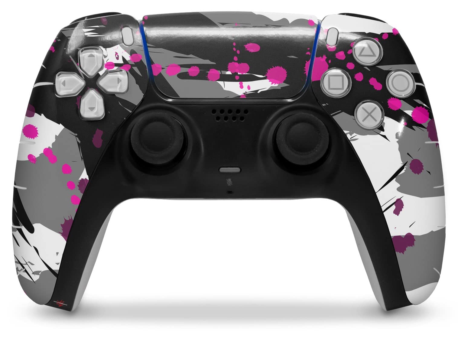 Sony PS5 DualSense Skin Wrap - Abstract Pink for Gaming & Protection