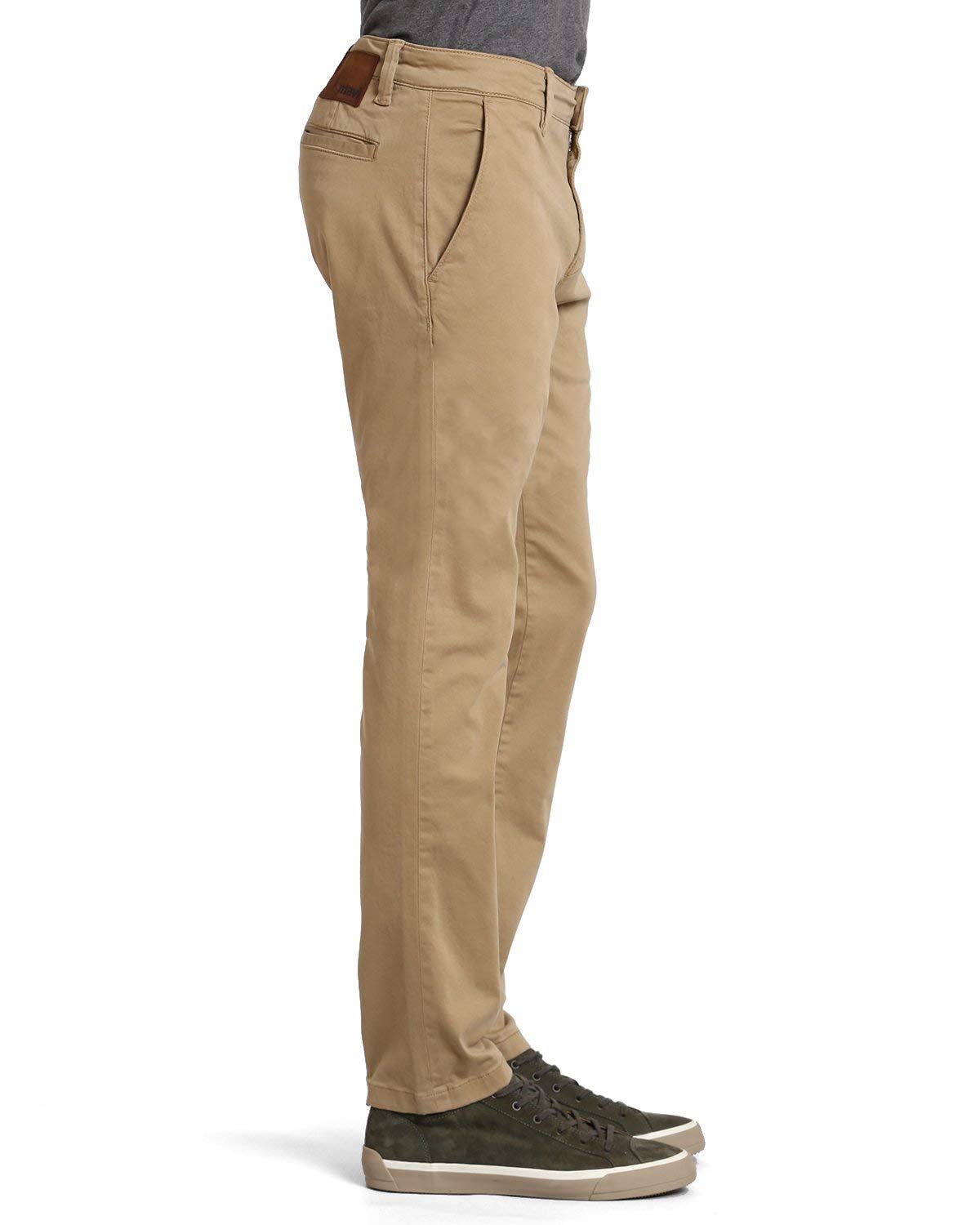Mavi Men's Johnny Regular Rise Slim Leg Chino Pants - Comfortable & Stylish Casual Dress Pants for Work, Office & Everyday Wear