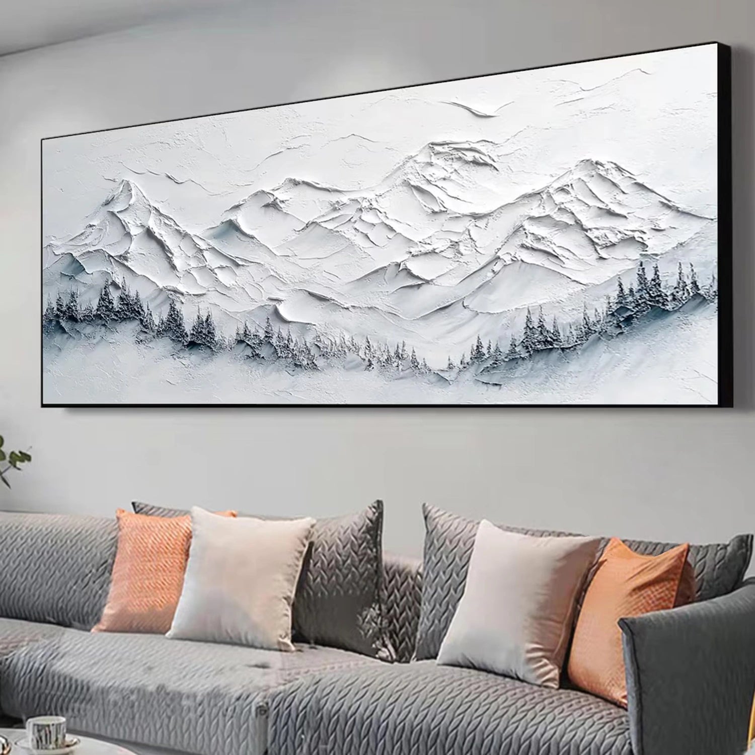 Minimalist Textured Plaster Art Painting - Abstract Wall Decor #MM303 | Perfect for Modern Living Room, Bedroom & Office Decor