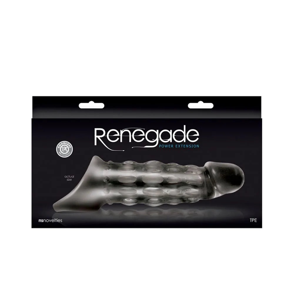 Renegade Extension Cord - 6 Outlet Power Strip with 6-Foot Heavy Duty Cord, Clear - Perfect for Home Office, Gaming Setup, and Entertainment Centers