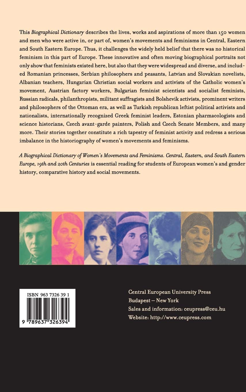 Biographical Dictionary of Women's Movements & Feminisms in Central, Eastern & South Eastern Europe (19th-20th Century) | Historical Research, Gender Studies & Academic Reference for Feminism Scholars