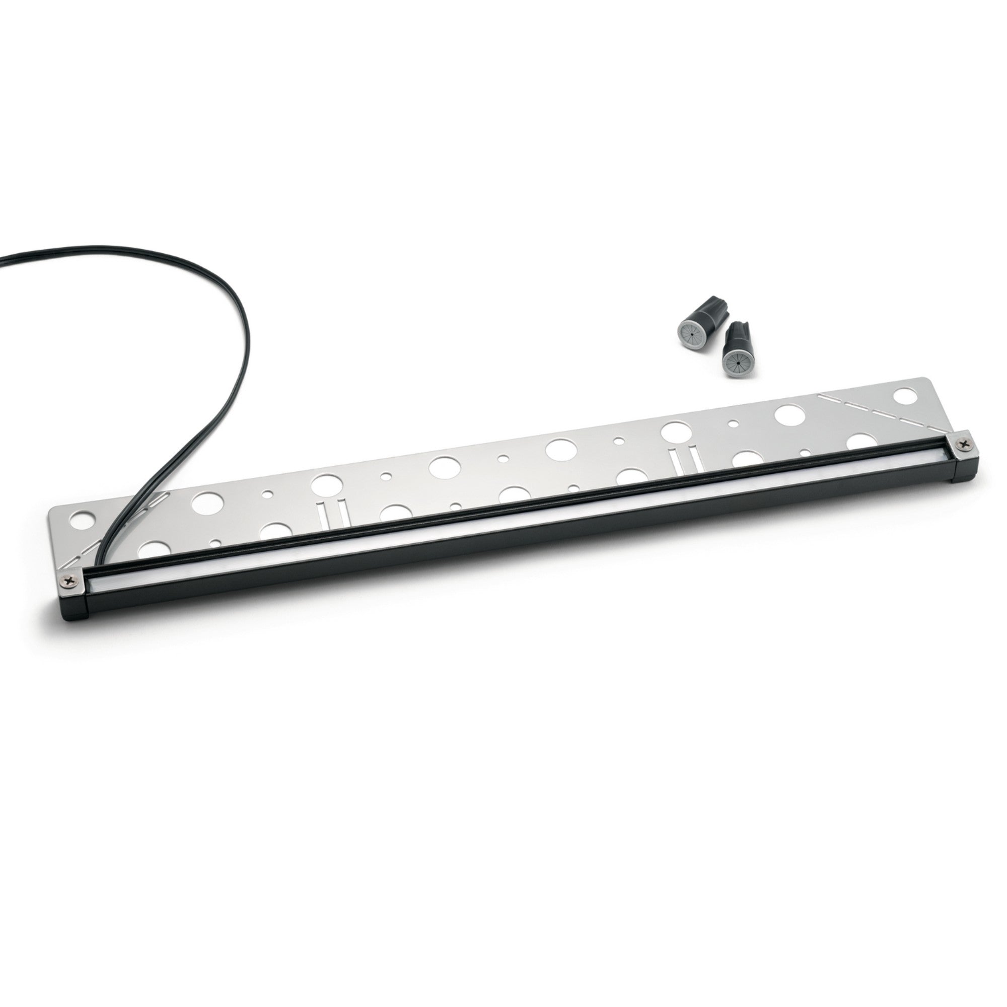 12V LED 18 Hardscape Light 3000K Warm White - Textured Architectural Bronze Aluminum Outdoor Landscape Lighting for Garden, Pathway, and Deck