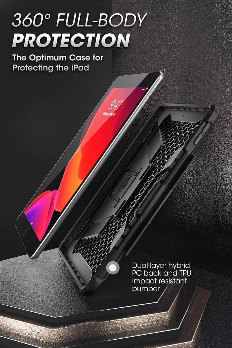 iPad 10.2 Case with Built-in Apple Pencil Holder - SUPCASE UB Slim Protective Cover | Shockproof & Lightweight Design for Work, School & Travel